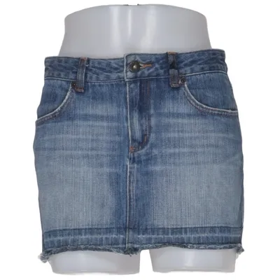 Jupe en jean (Moto) de Topshop Moto Coton