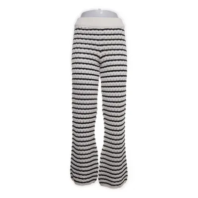 Broek (Wit, Zwart) van Edited Gerecycled katoen, Gerecycled polyester