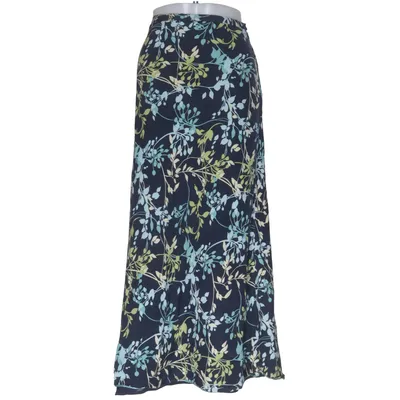 Jupe longue (Bleu, Vert, Jaune) de Valerie Stevens Soie