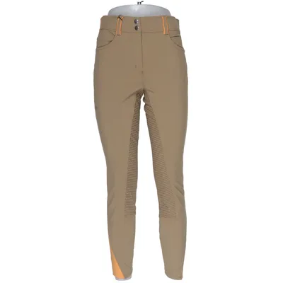 Ridbyxor (Beige, Orange) från HKM Sports Equipment Elastan, Polyester, Viskos