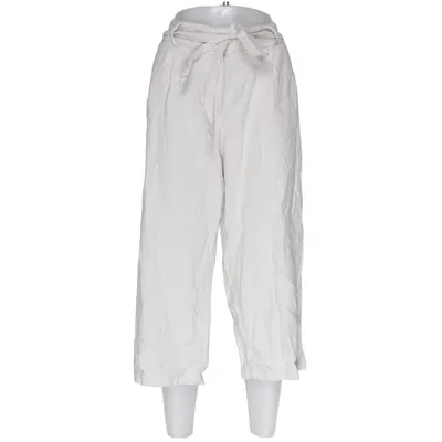Pants (Beige) from ONLY Blue Denim Linen, Viscose