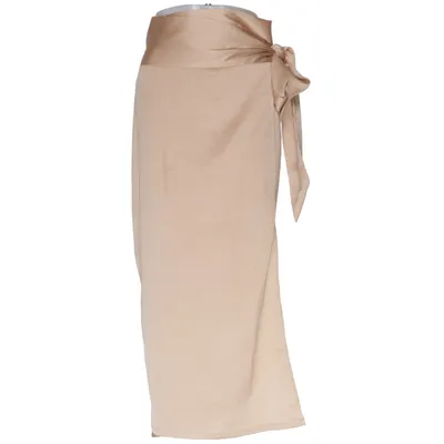Wrap skirt (Beige) from Never Fully Dressed Polyester