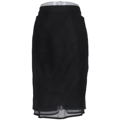 Skirt (Black) from Sportmax Polyester, Silk, Wool