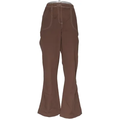 Pantalon (Marron) de M&Co Coton, Élasthane