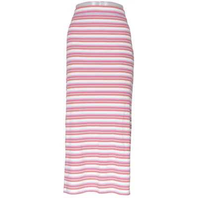 Maxi rok (Wit, Meerkleurig) van Pieces Elastaan, Polyester, Viscose