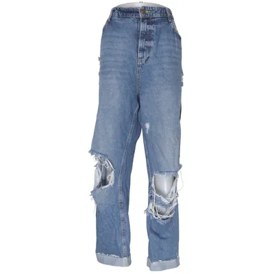 Jeans (Blue) from River Island Plus Cotton