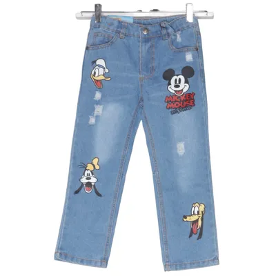 Jean (Bleu) de Disney Coton, Polyester, Viscose
