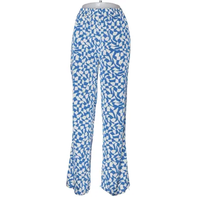 Pyjamasbukser (Blå, Hvid) fra Frakment Elastan, Polyester