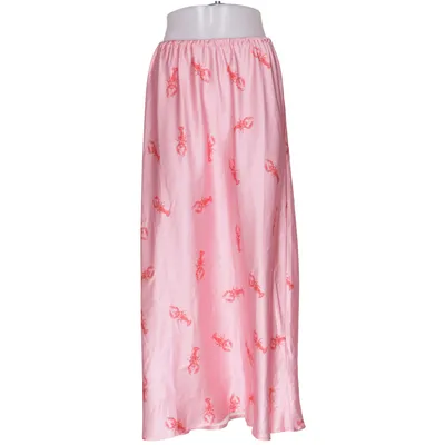 Långkjol (Rosa, Röd) från Never Fully Dressed Elastan, Polyester