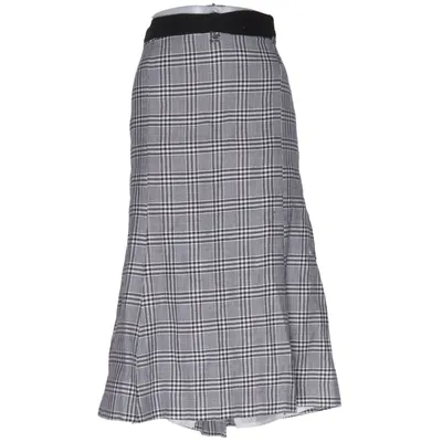 Kjol (Svart, Vit, Blå) från Wahls Polyester, Viskos, Ull