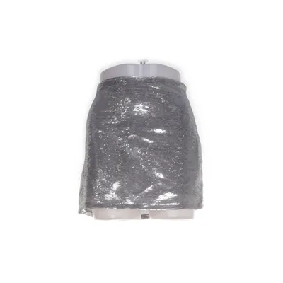 Jupe (Argent) de Mango Élasthane, Polyester