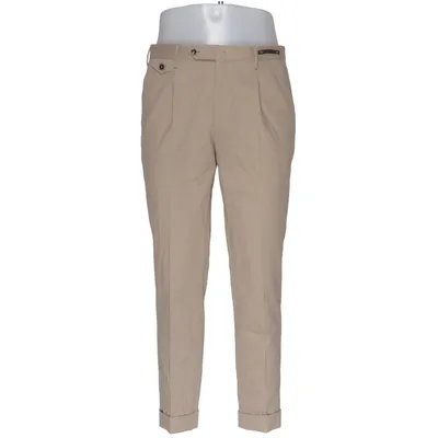 Chinos (Beige) from PT01 Cotton, Elastane