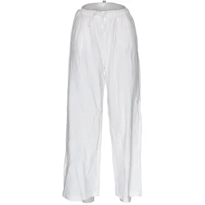 Palazzobukser (Hvid) fra Bershka Linned, Viscose