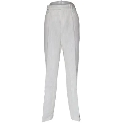 Pantalon de costume (Blanc) de Zara Woman Coton, Viscose