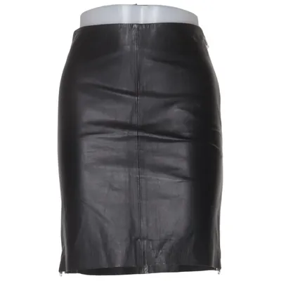 Jupe en cuir (Noir) de Muubaa Cuir, Polyester