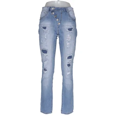 Jeans (Blå) fra Place du Jour Bomuld, Elastan