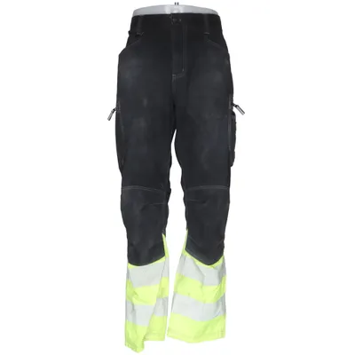 Pantalon de travail (Noir, Jaune) de Bluewear Coton, Polyester