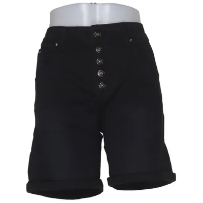 Short en jean (Noir) de Place du Jour Coton, Élasthane