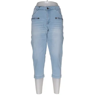 Trekvartsbyxor (Blå) från Agnes Collection Bomull, Elastan, Polyester