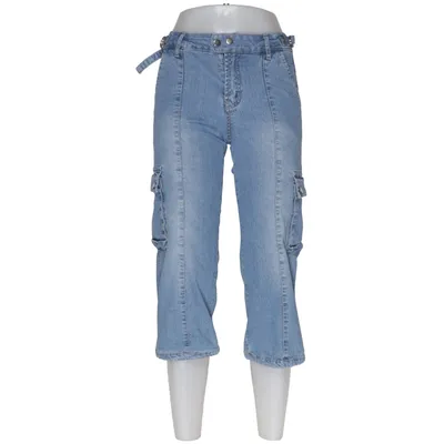 Dreiviertelhose (Blau) von Jax Baumwolle, Elasthan, Polyester