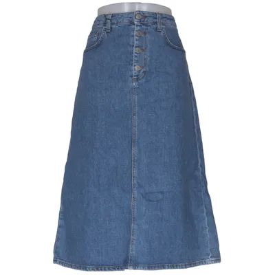 Denim skirt (Blue) from Dagmar Cotton, Elastane