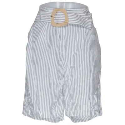 Shorts (Blue, White) from Choice Cotton, Linen