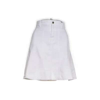 Jeanskjol (Vit) från Lingon & Blåbär Bomull, Elastan, Polyester