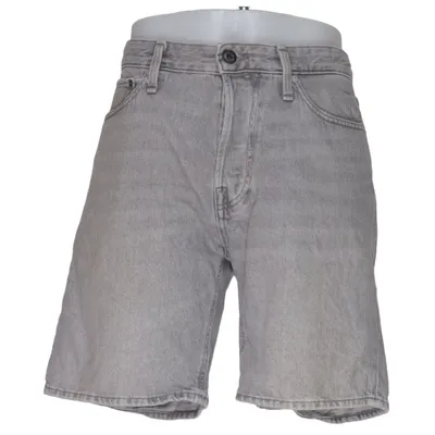 Denim shorts (Grijs) van Jack & Jones Jeans Intelligence Gerecycled katoen