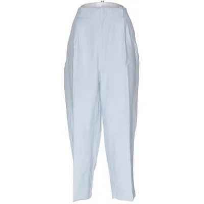 Suit pants (Blue) from Zara Cotton, Viscose