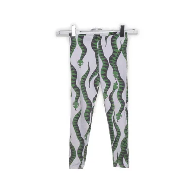 Leggings (White, Multicolored) from Mini Rodini Organic cotton, Elastane