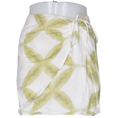 Omlottkjol (Vit, Grön) från Tess V Bomull