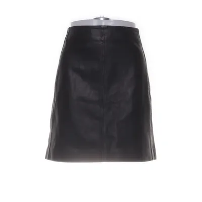 Lædernederdel (Grå) fra InWear Elastan, Læder, Polyester