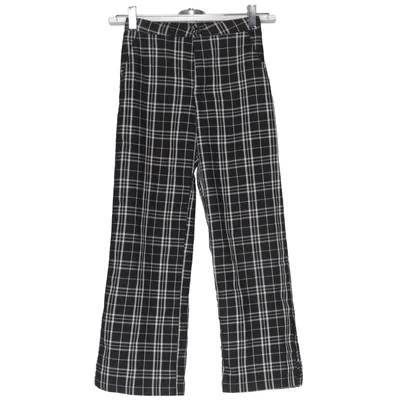 Pantalon de costume (Noir, Multicolore) de H&M Élasthane, Polyester, Viscose