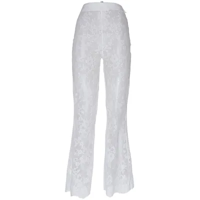 Pants (White) from NA-KD Polyester