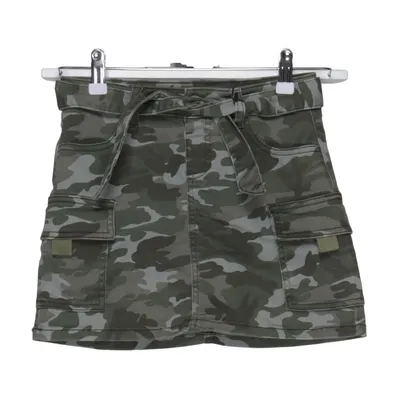 Denim skirt (Green) from Justice Cotton, Elastane, Polyester