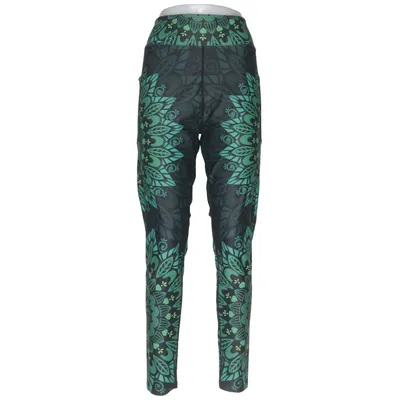Träningstights (Grön, Svart) från Maya Freya Elastan, Polyester