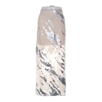 Maxirock (Beige, Silber) von Second Female Polyester, Viskose