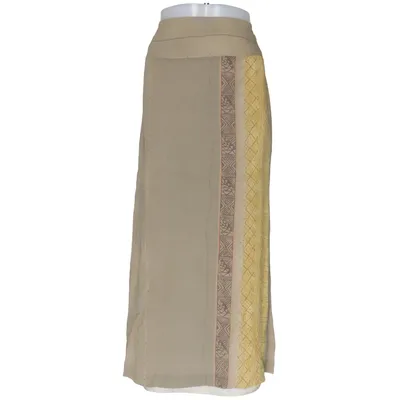 Maxi skirt (Beige, Yellow, Multicolored) from Tim Linen, Viscose