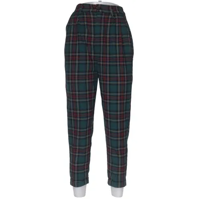 Bukser (Grøn, Rød, Sort) fra Bershka Elastan, Polyester, Viscose