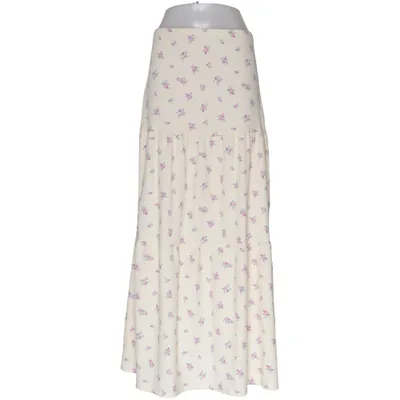 Maxi rok (Beige, Meerkleurig) van Gina Tricot Elastaan, Polyester