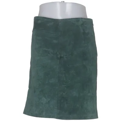 Kjol (Grön) från VILA Clothes Polyester, Mocka