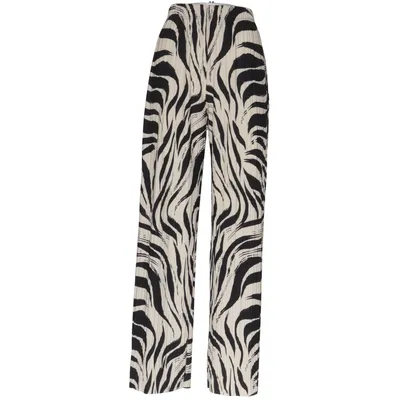 Palazzo pants (Black, Beige) from Gina Tricot