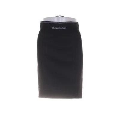 Kjol (Svart) från Calvin Klein Jeans Elastan, Polyester, Viskos
