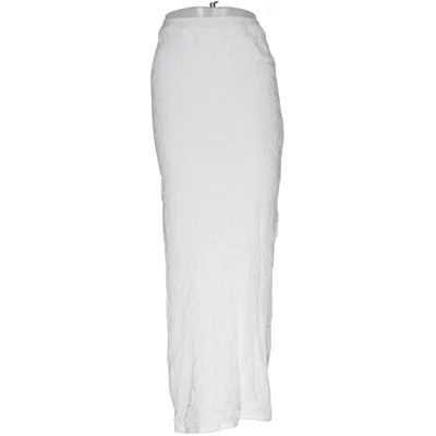 Långkjol (Vit) från Gina Tricot Bomull, Elastan, Polyamid, Polyester