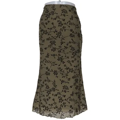 Långkjol (Beige, Svart) Elastan, Polyester