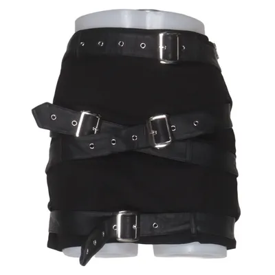 Skirt (Black) from Current Mood Cotton, Elastane, Polyurethane