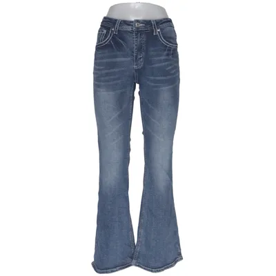 Jeans (Blå) fra Romwe Bomuld, Elastan, Lyocell, Polyester