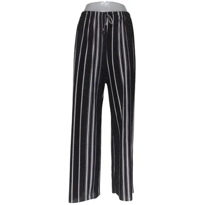Palazzo pants (Black, White) from Eleuek Bamboo, Cotton, Elastane