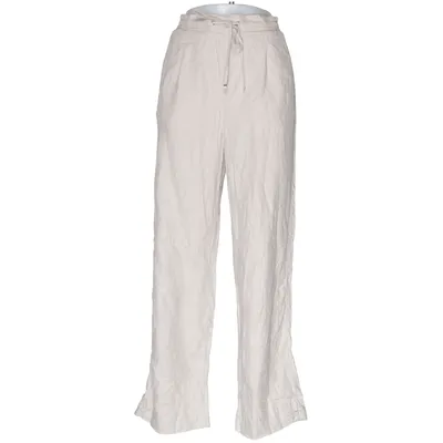 Pants (Beige) from Stockholm Cotton, Linen, Viscose