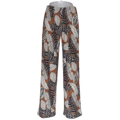 Pantalon patte d'éléphant (Marron, Blanc, Noir) de New Élasthane, Polyester